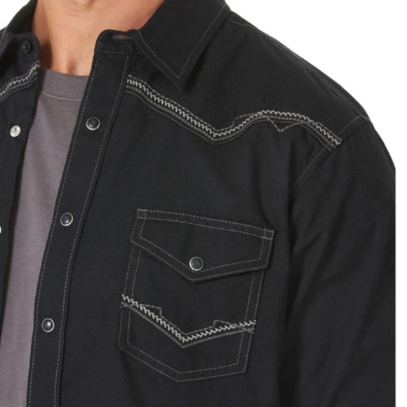 EUC Rock 47 by Wrangler Men’s Long Sleeve - Picture 4 of 16